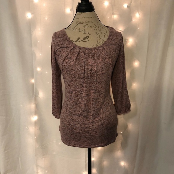 Naif Tops - 2[Naif] Knitted Pink & Black double cold shoulder